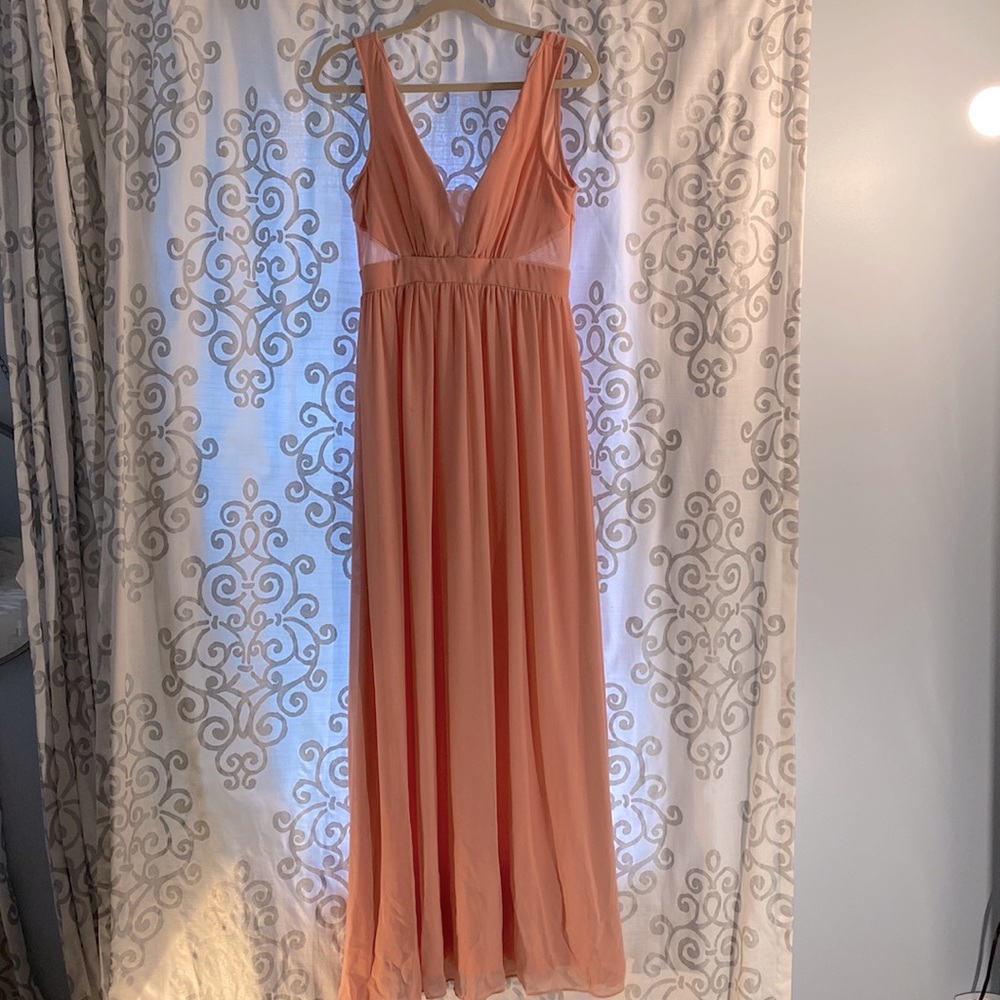 Light pink maxi dress - great for prom or formal events